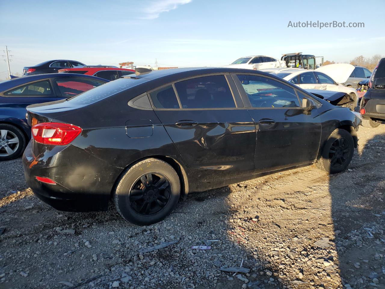 2017 Chevrolet Cruze Ls Black vin: 1G1BC5SM0H7175888