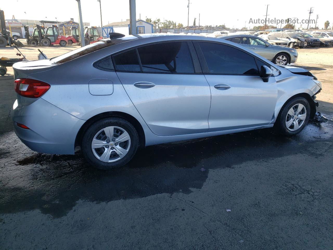 2017 Chevrolet Cruze Ls Silver vin: 1G1BC5SM0H7207898