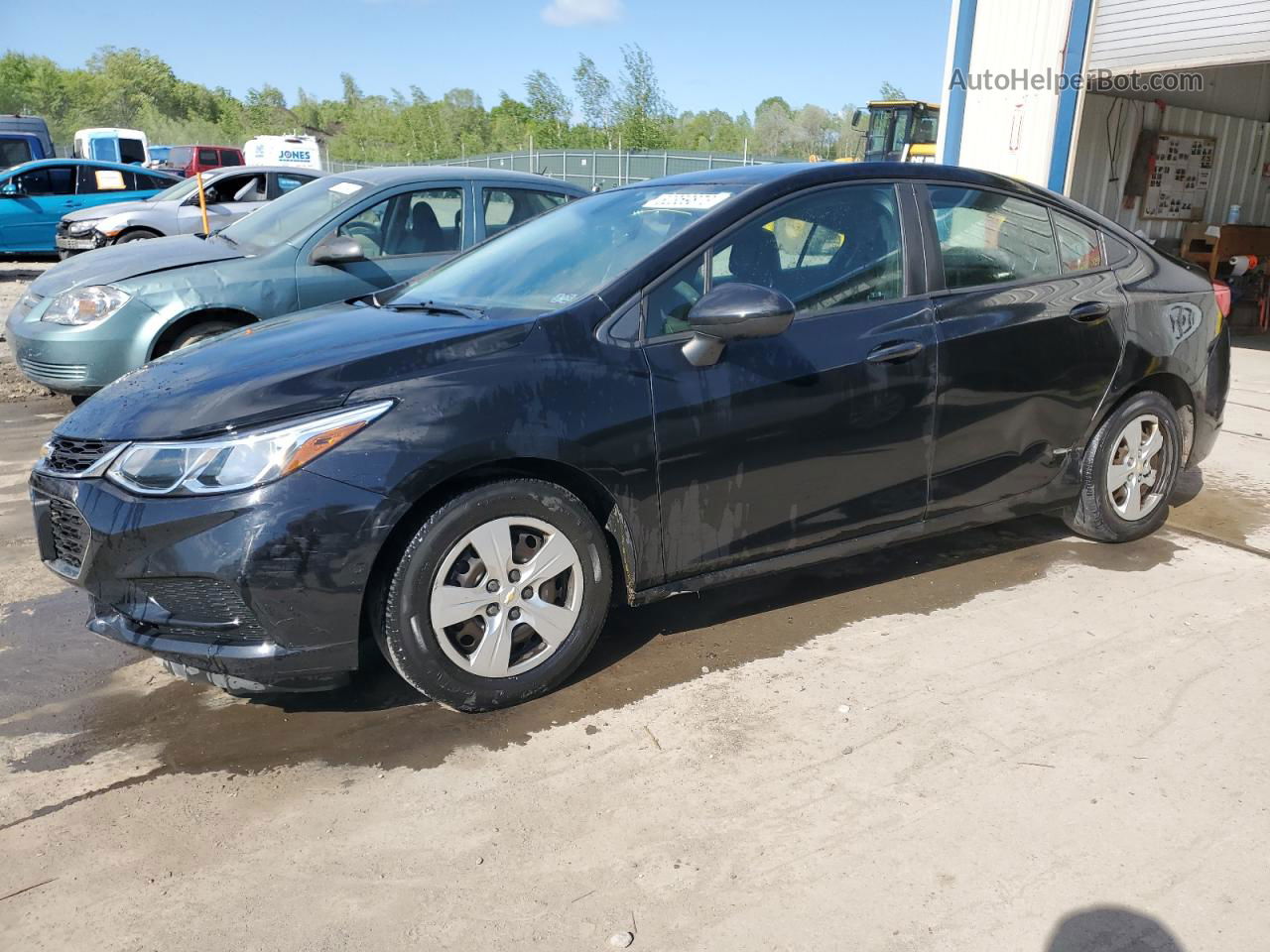 2017 Chevrolet Cruze Ls Black vin: 1G1BC5SM0H7269379