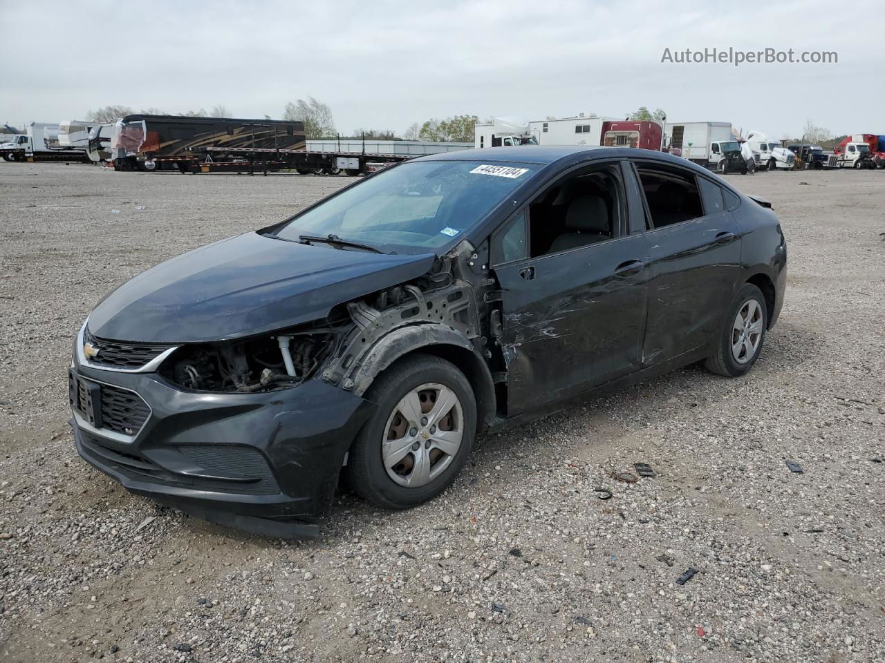 2017 Chevrolet Cruze Ls Черный vin: 1G1BC5SM0H7276333