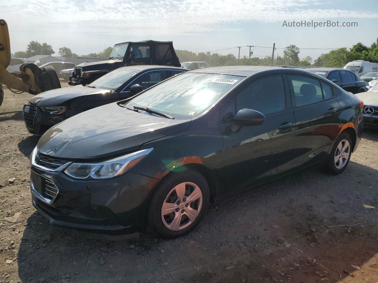 2018 Chevrolet Cruze Ls Black vin: 1G1BC5SM0J7209379