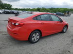 2018 Chevrolet Cruze Ls Red vin: 1G1BC5SM0J7210175