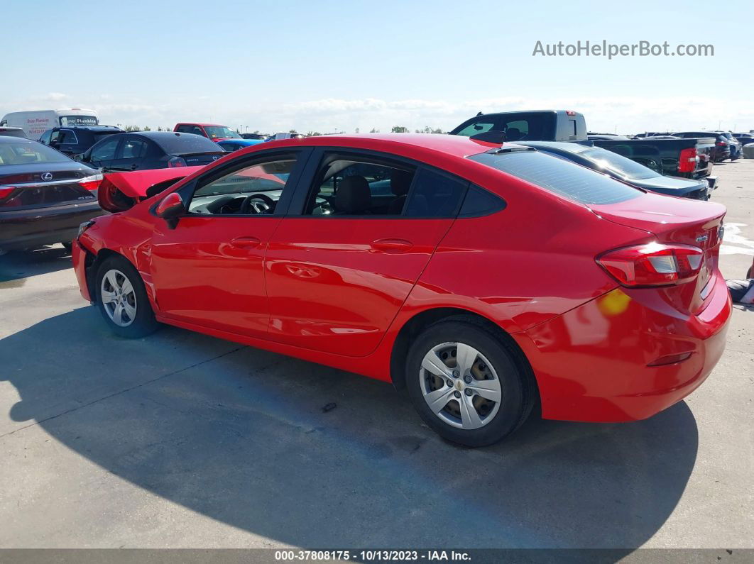 2018 Chevrolet Cruze Ls Auto Red vin: 1G1BC5SM0J7224089