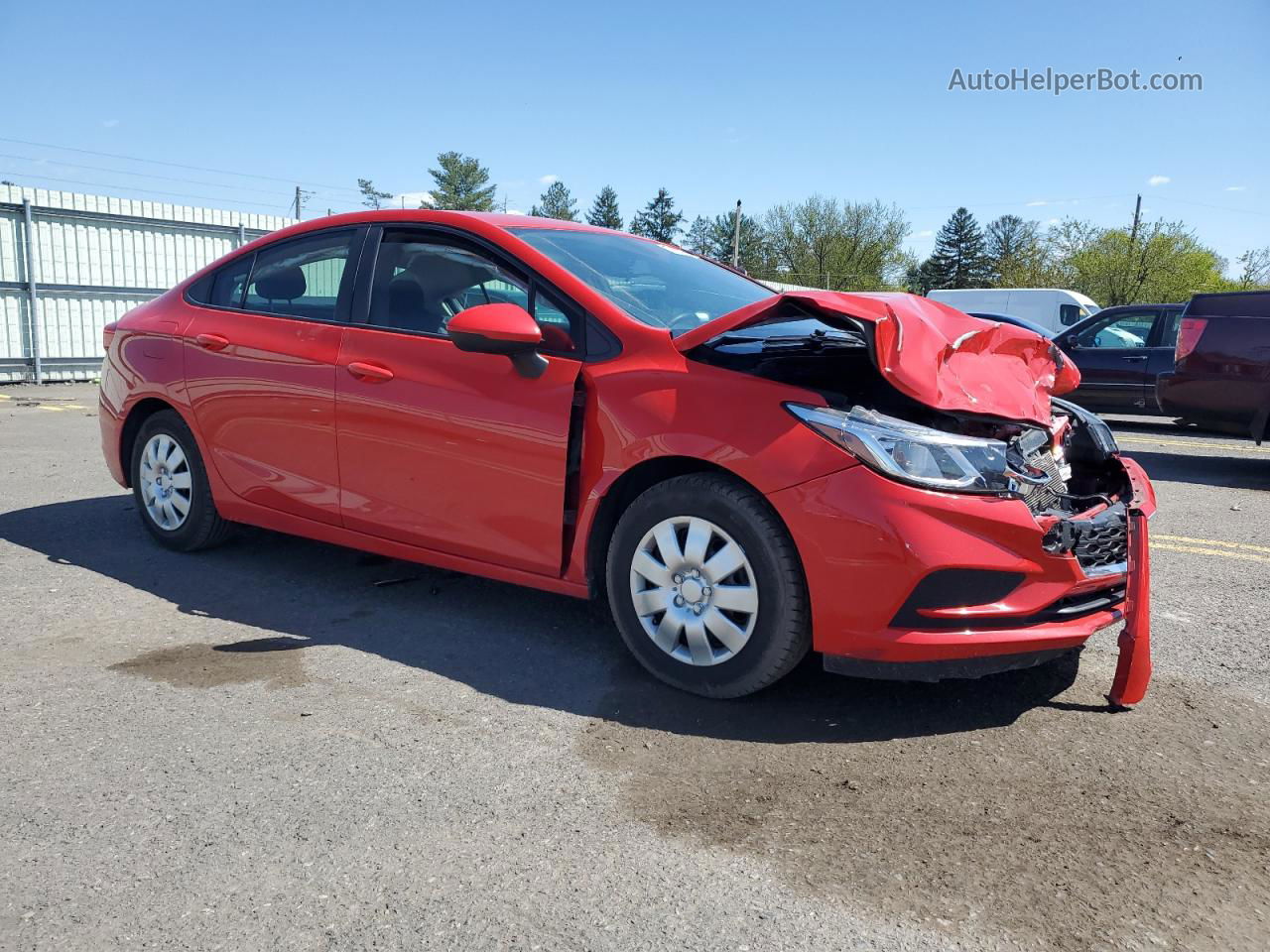 2016 Chevrolet Cruze Ls Красный vin: 1G1BC5SM1G7231707