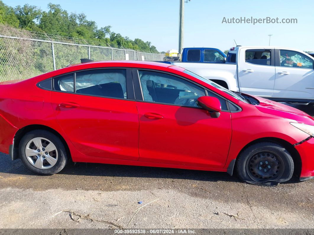 2017 Chevrolet Cruze Ls Auto Красный vin: 1G1BC5SM1H7110015