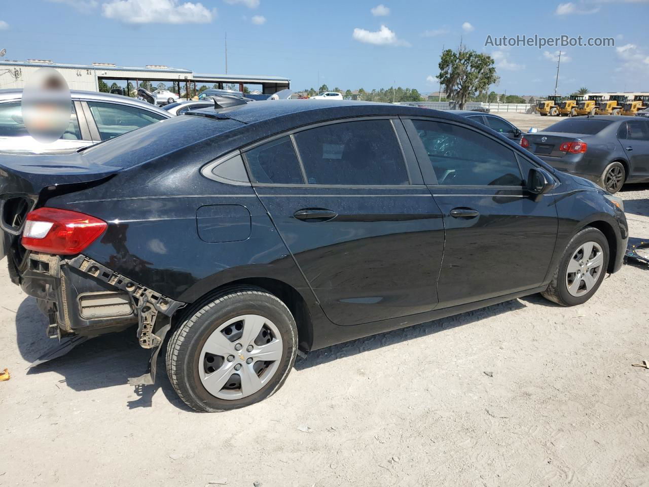 2017 Chevrolet Cruze Ls Black vin: 1G1BC5SM1H7122293