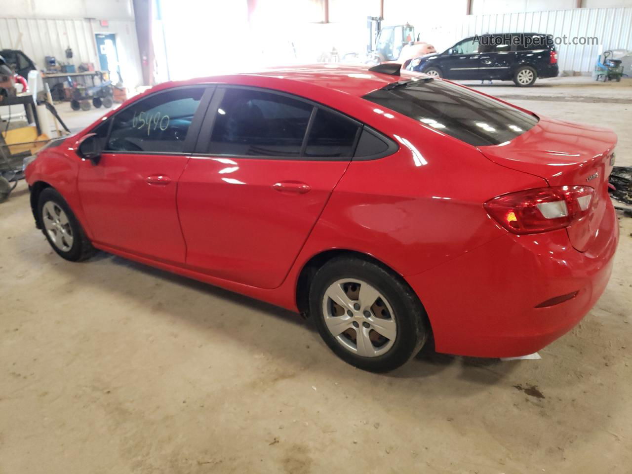 2017 Chevrolet Cruze Ls Red vin: 1G1BC5SM1H7155973