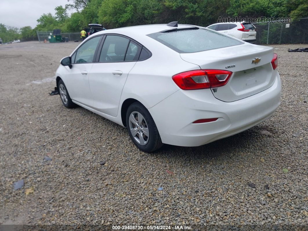 2017 Chevrolet Cruze Ls Auto White vin: 1G1BC5SM1H7203200