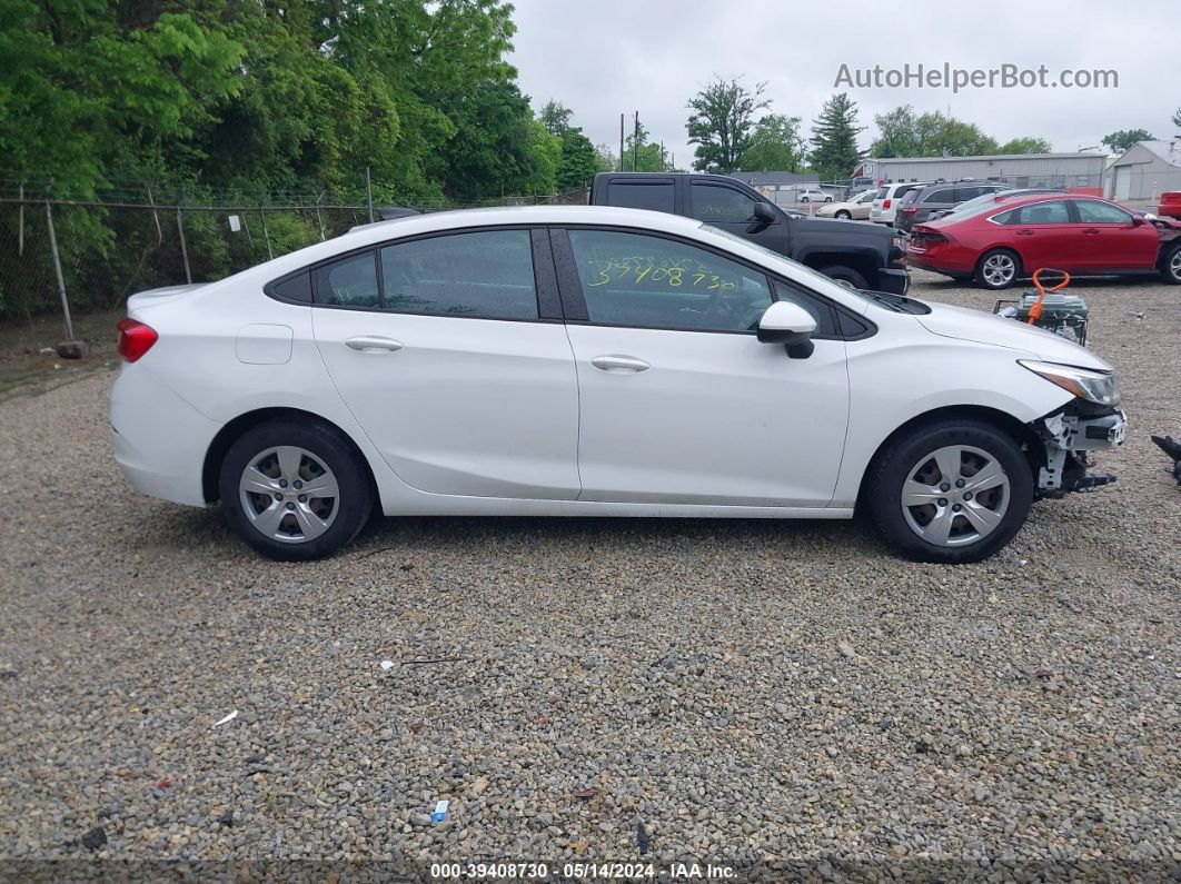 2017 Chevrolet Cruze Ls Auto White vin: 1G1BC5SM1H7203200