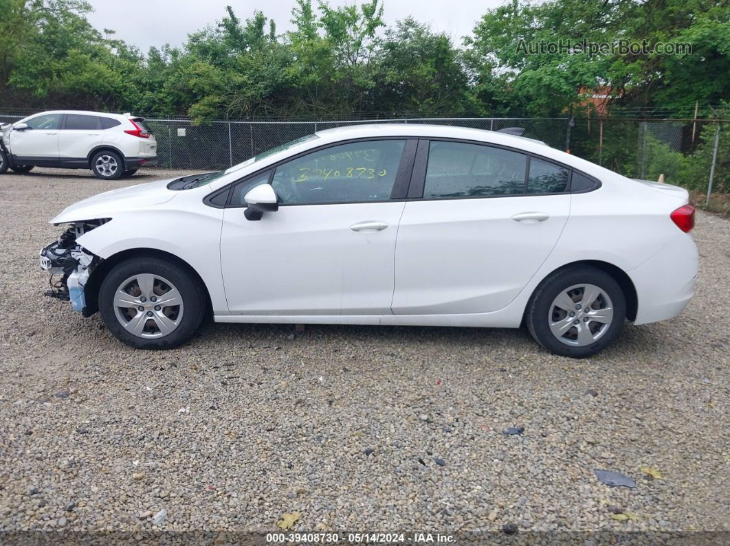 2017 Chevrolet Cruze Ls Auto White vin: 1G1BC5SM1H7203200