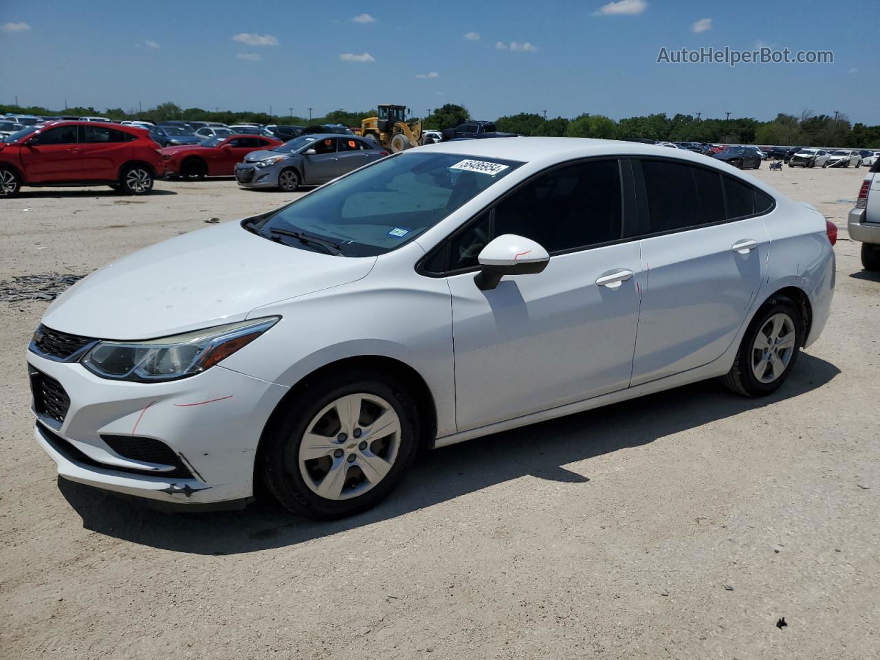 2017 Chevrolet Cruze Ls White vin: 1G1BC5SM1H7246290