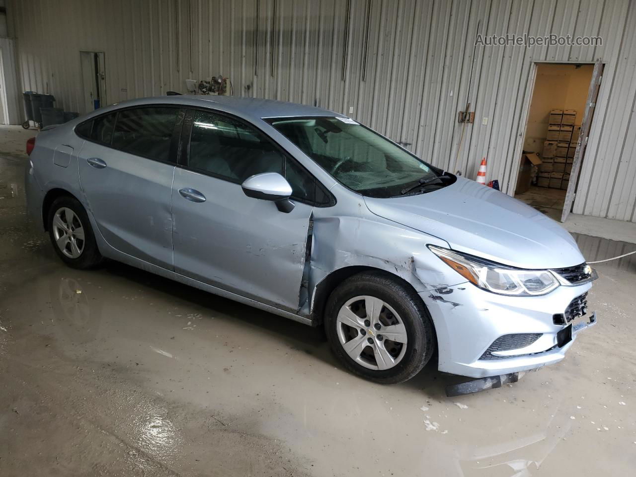 2017 Chevrolet Cruze Ls Silver vin: 1G1BC5SM1H7272842