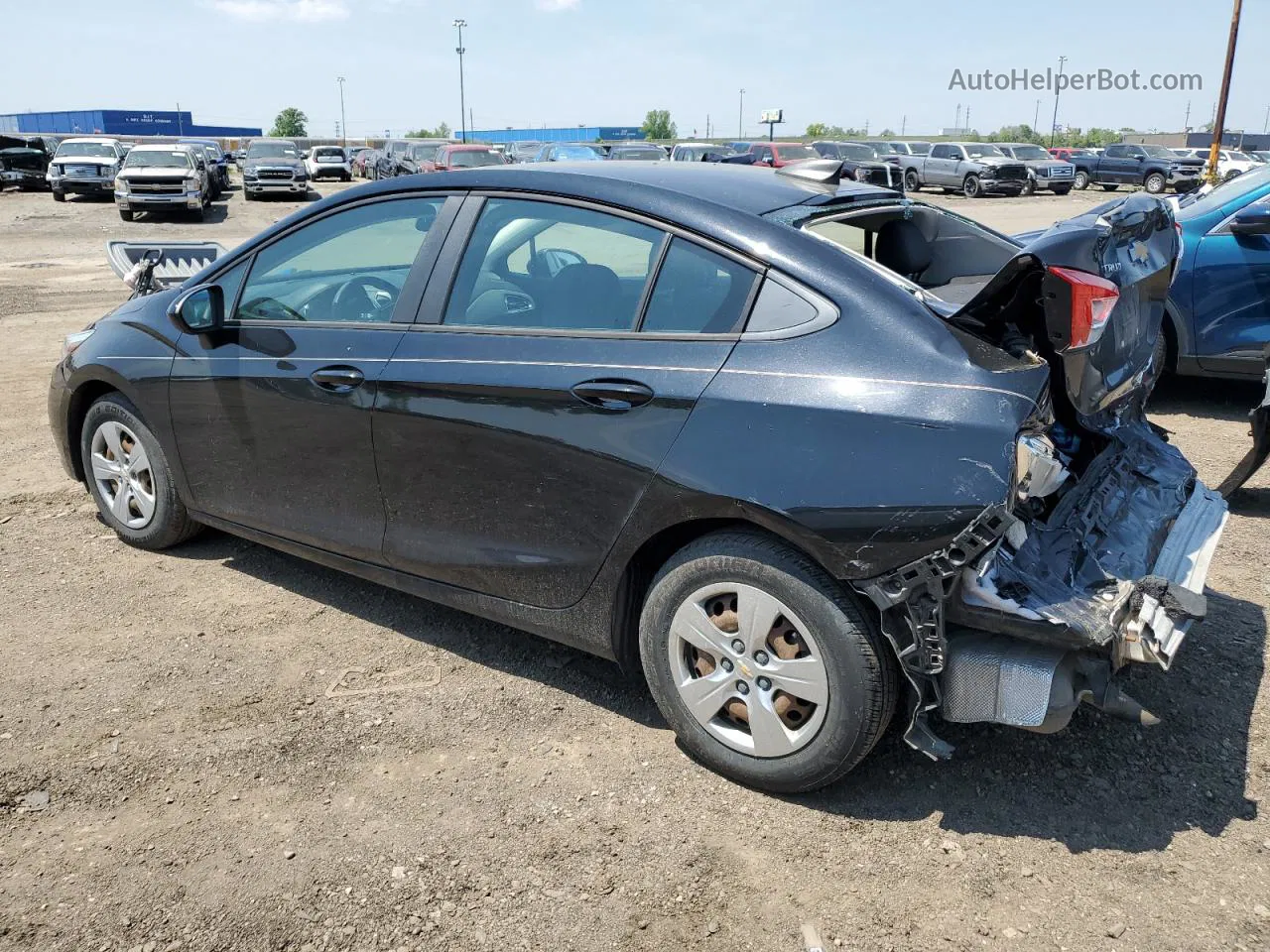 2017 Chevrolet Cruze Ls Black vin: 1G1BC5SM1H7281296