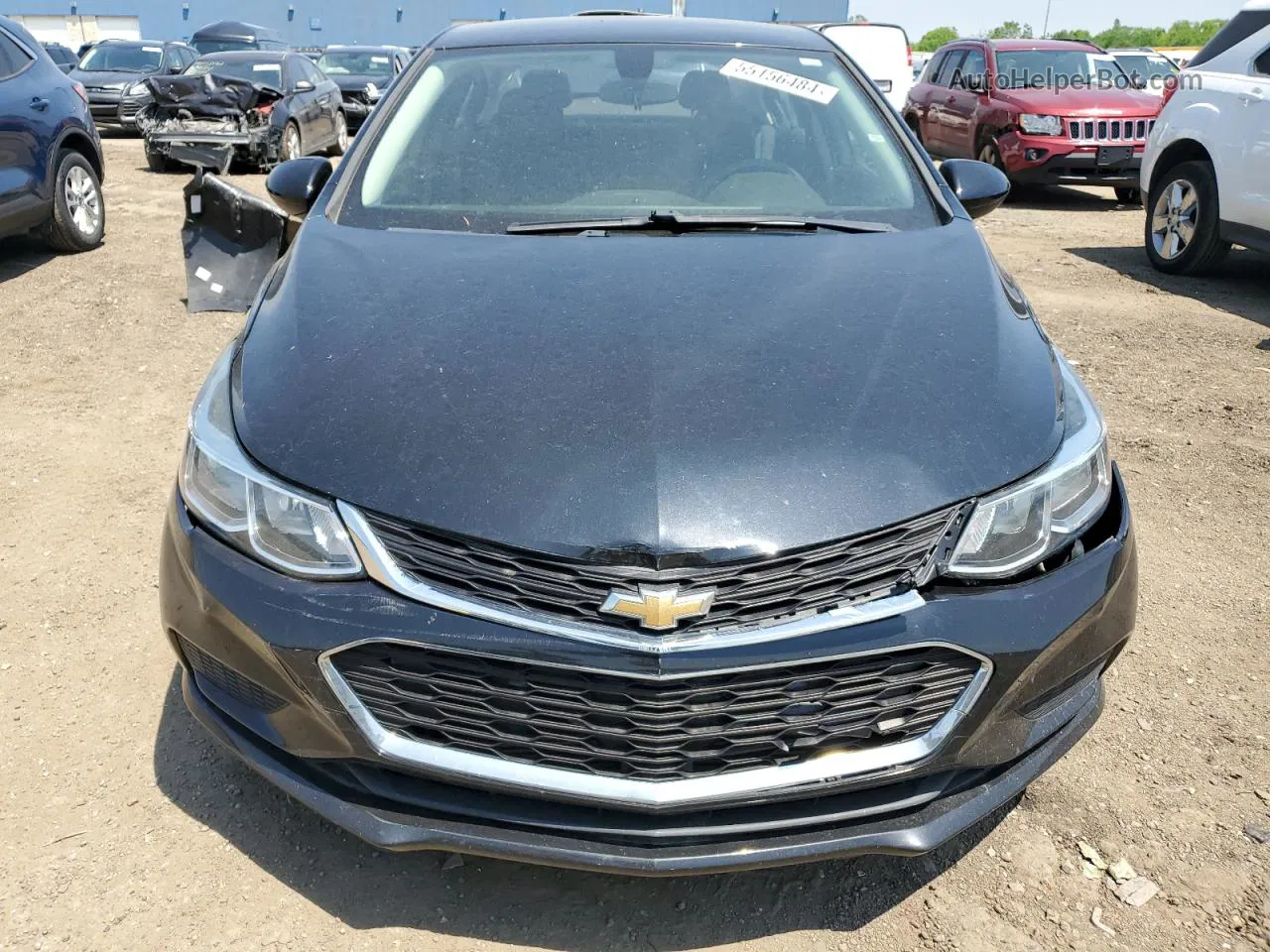 2017 Chevrolet Cruze Ls Black vin: 1G1BC5SM1H7281296