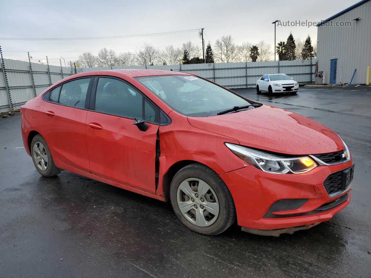 2018 Chevrolet Cruze Ls Red vin: 1G1BC5SM1J7127791