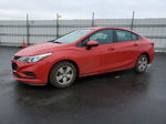 2018 Chevrolet Cruze Ls Red vin: 1G1BC5SM1J7127791