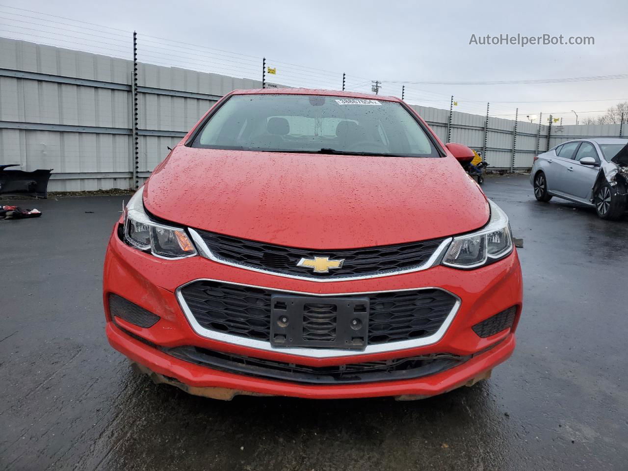 2018 Chevrolet Cruze Ls Red vin: 1G1BC5SM1J7127791