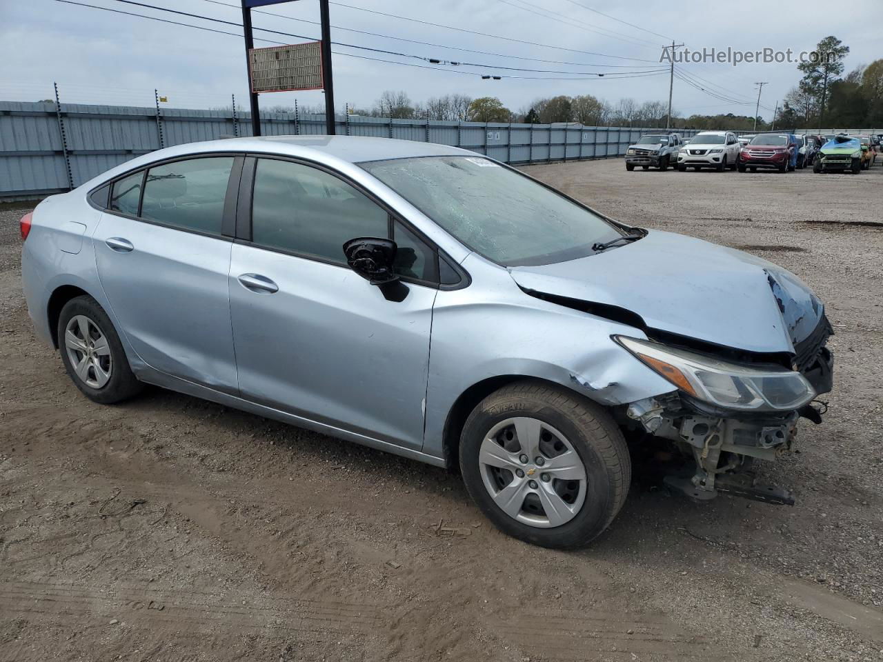 2018 Chevrolet Cruze Ls Blue vin: 1G1BC5SM1J7133221