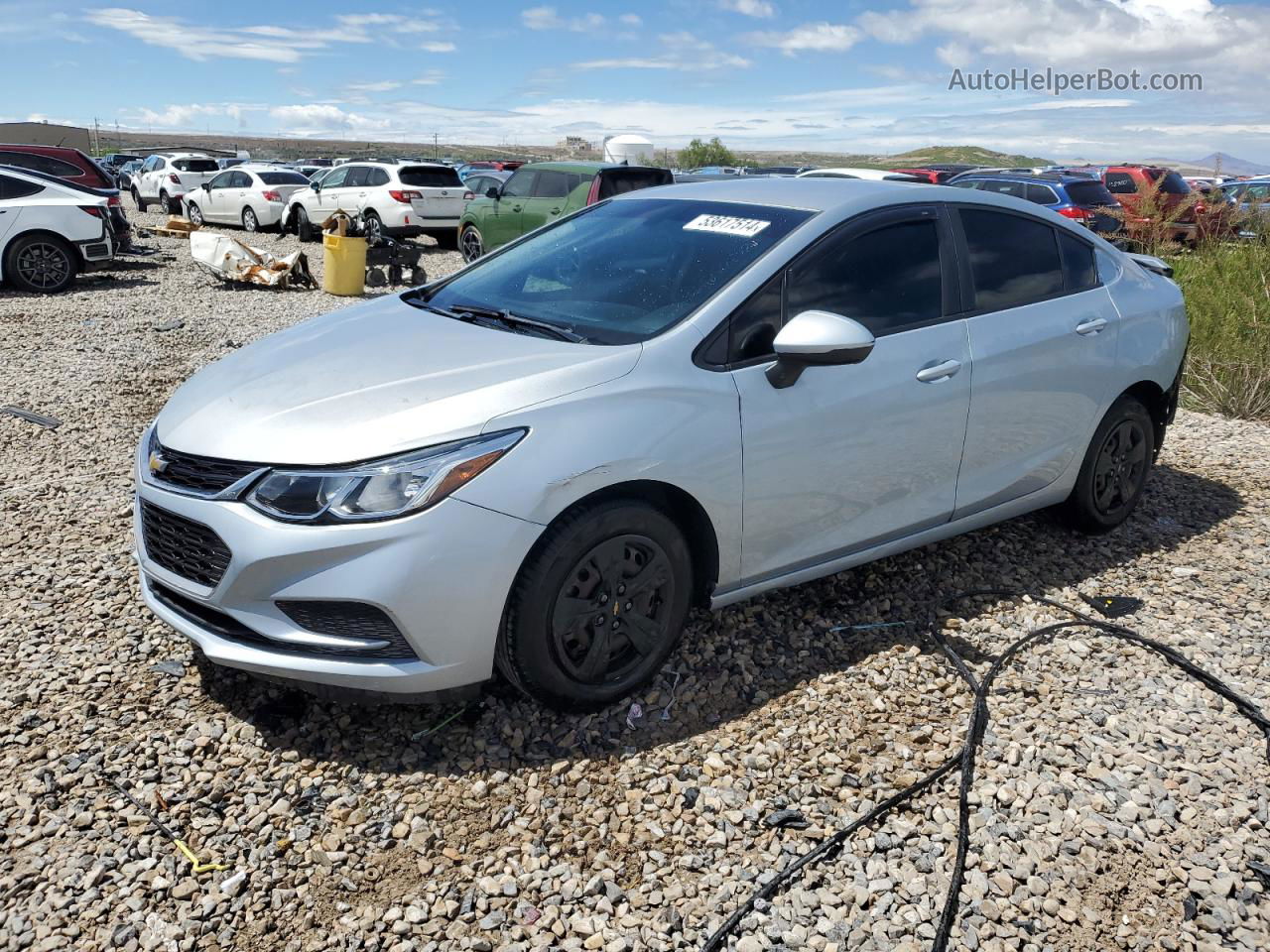 2018 Chevrolet Cruze Ls Blue vin: 1G1BC5SM1J7170995