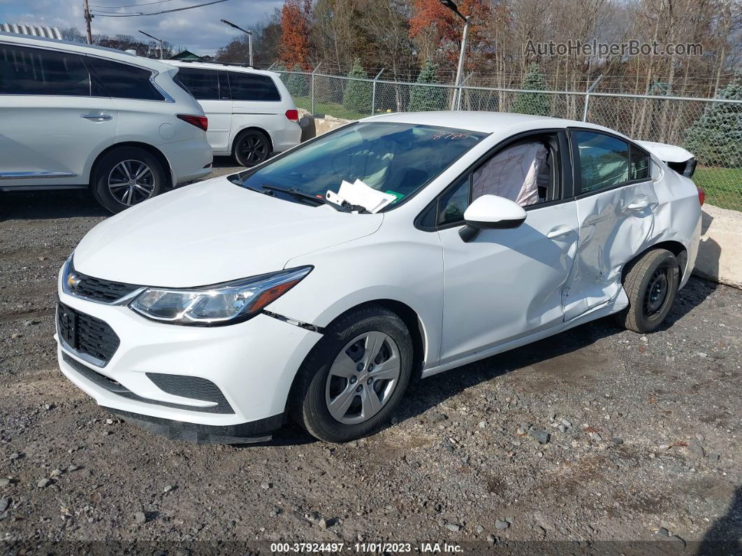 2018 Chevrolet Cruze Ls Auto White vin: 1G1BC5SM1J7218785