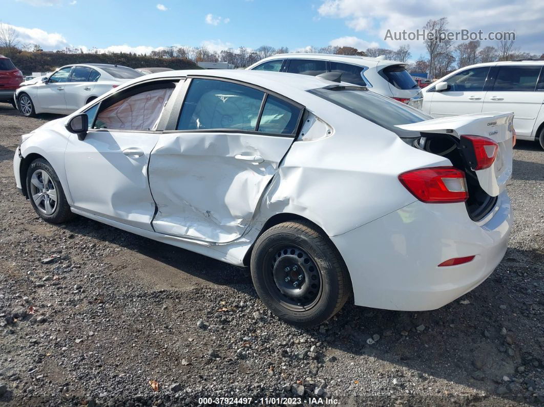 2018 Chevrolet Cruze Ls Auto White vin: 1G1BC5SM1J7218785