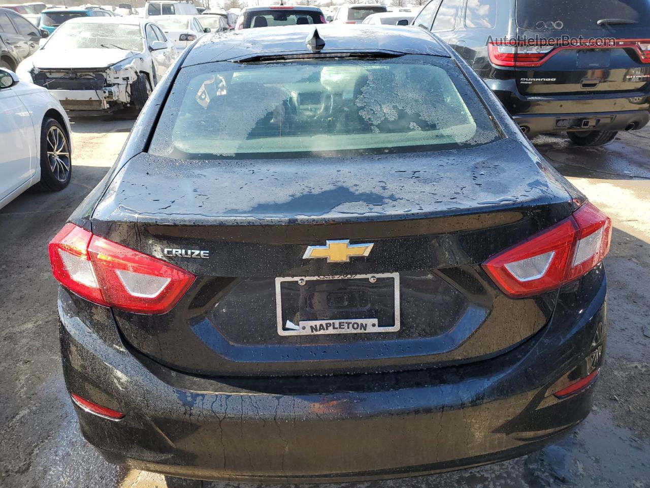 2018 Chevrolet Cruze Ls Black vin: 1G1BC5SM1J7242049