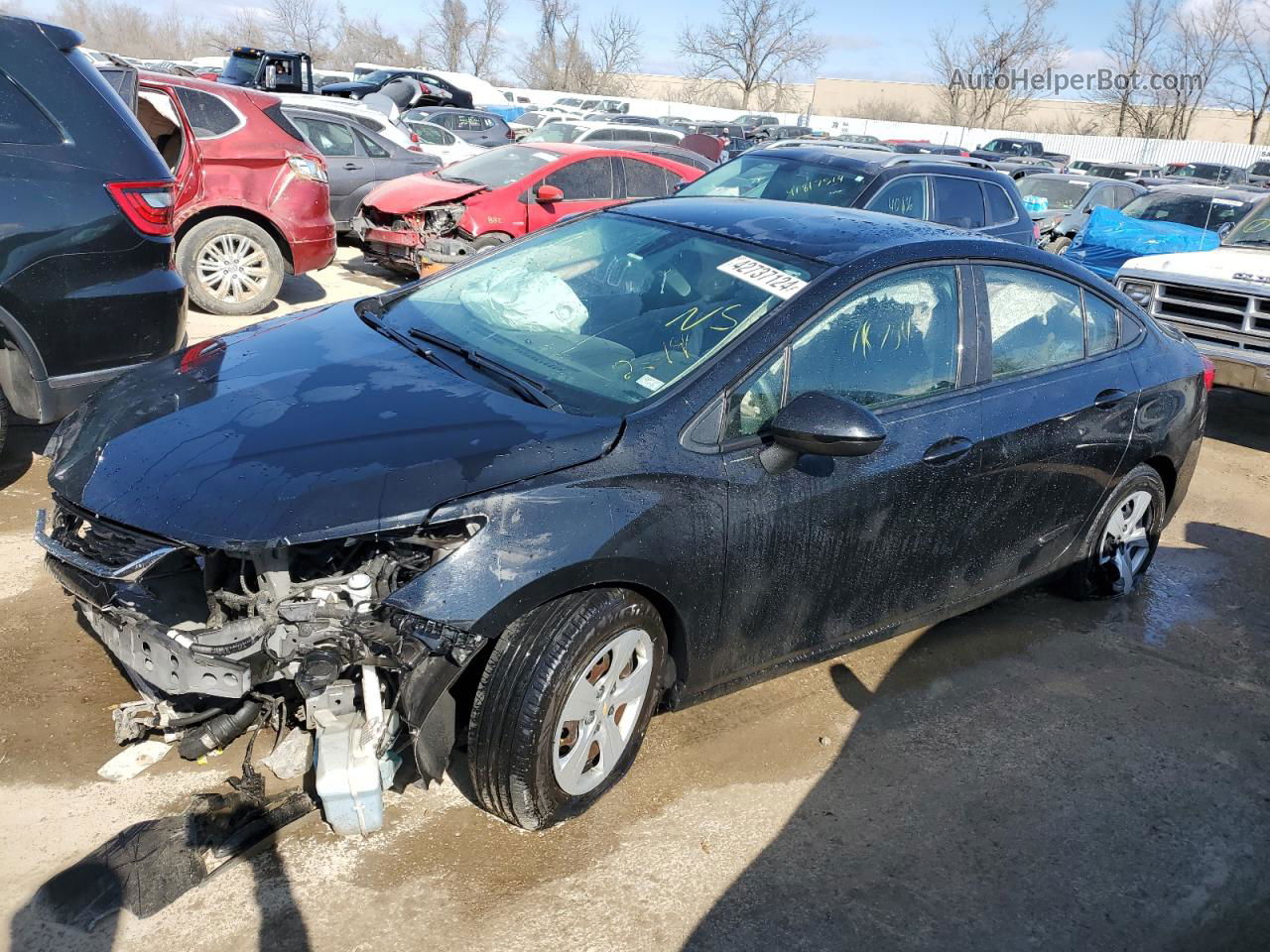 2018 Chevrolet Cruze Ls Black vin: 1G1BC5SM1J7242049