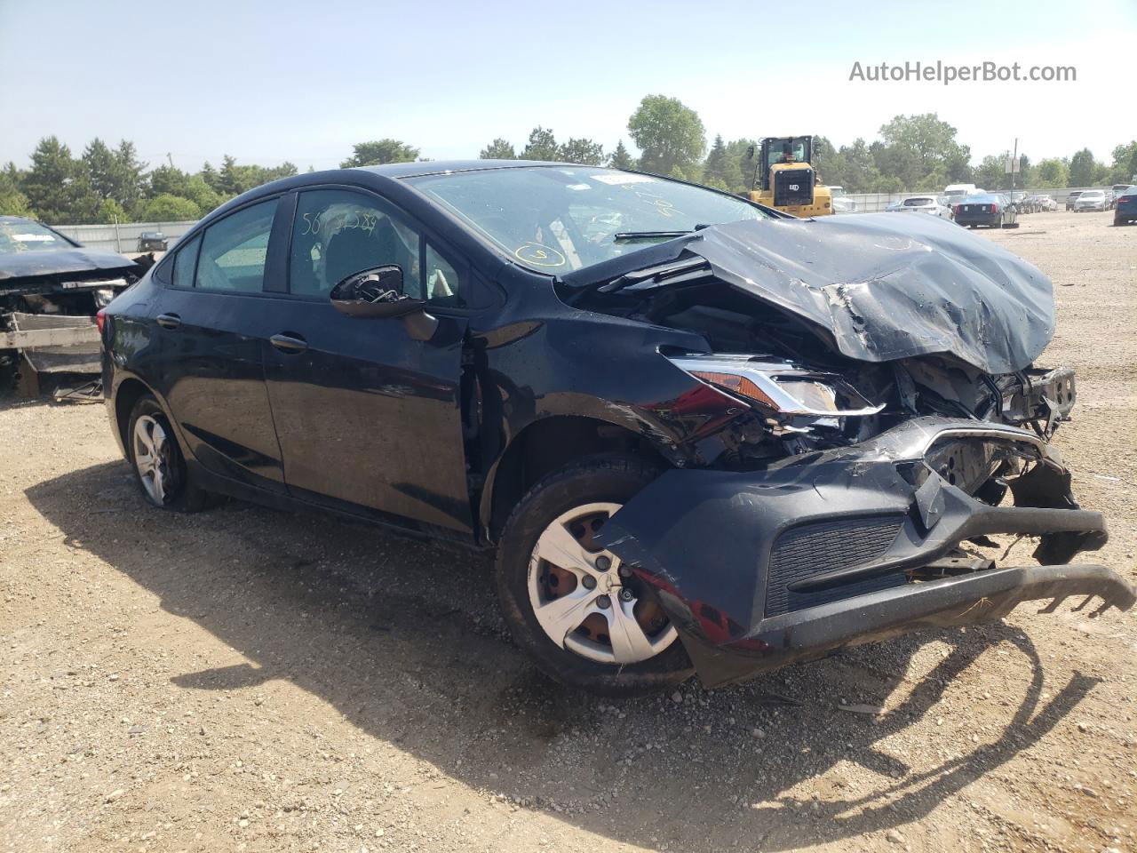 2017 Chevrolet Cruze Ls Black vin: 1G1BC5SM2H7194703