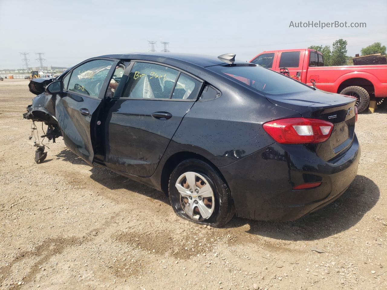 2017 Chevrolet Cruze Ls Black vin: 1G1BC5SM2H7194703