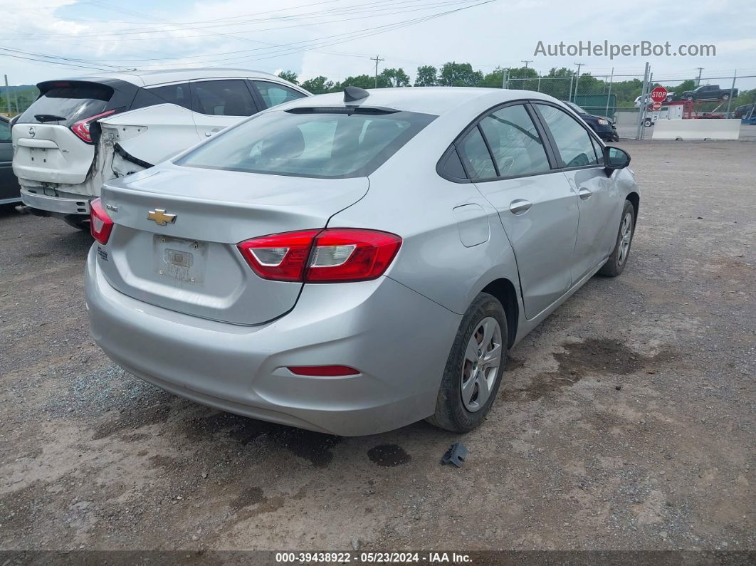 2018 Chevrolet Cruze Ls Auto Gray vin: 1G1BC5SM2J7103418