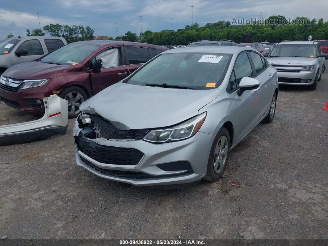 2018 Chevrolet Cruze Ls Auto Gray vin: 1G1BC5SM2J7103418