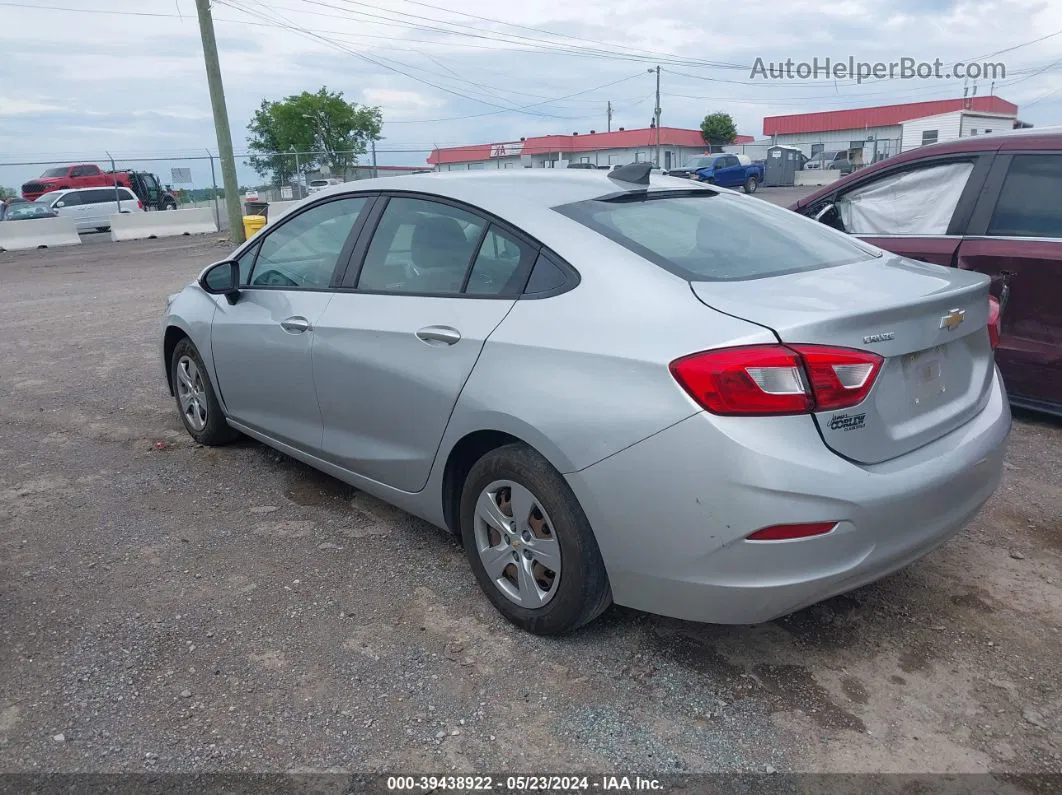 2018 Chevrolet Cruze Ls Auto Gray vin: 1G1BC5SM2J7103418