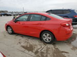 2018 Chevrolet Cruze Ls Red vin: 1G1BC5SM2J7109316