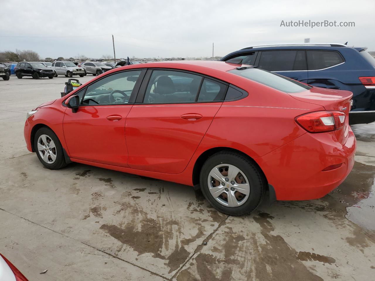 2018 Chevrolet Cruze Ls Red vin: 1G1BC5SM2J7109316