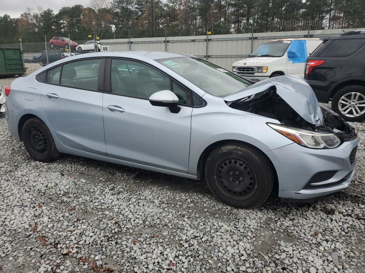 2018 Chevrolet Cruze Ls Blue vin: 1G1BC5SM2J7199230