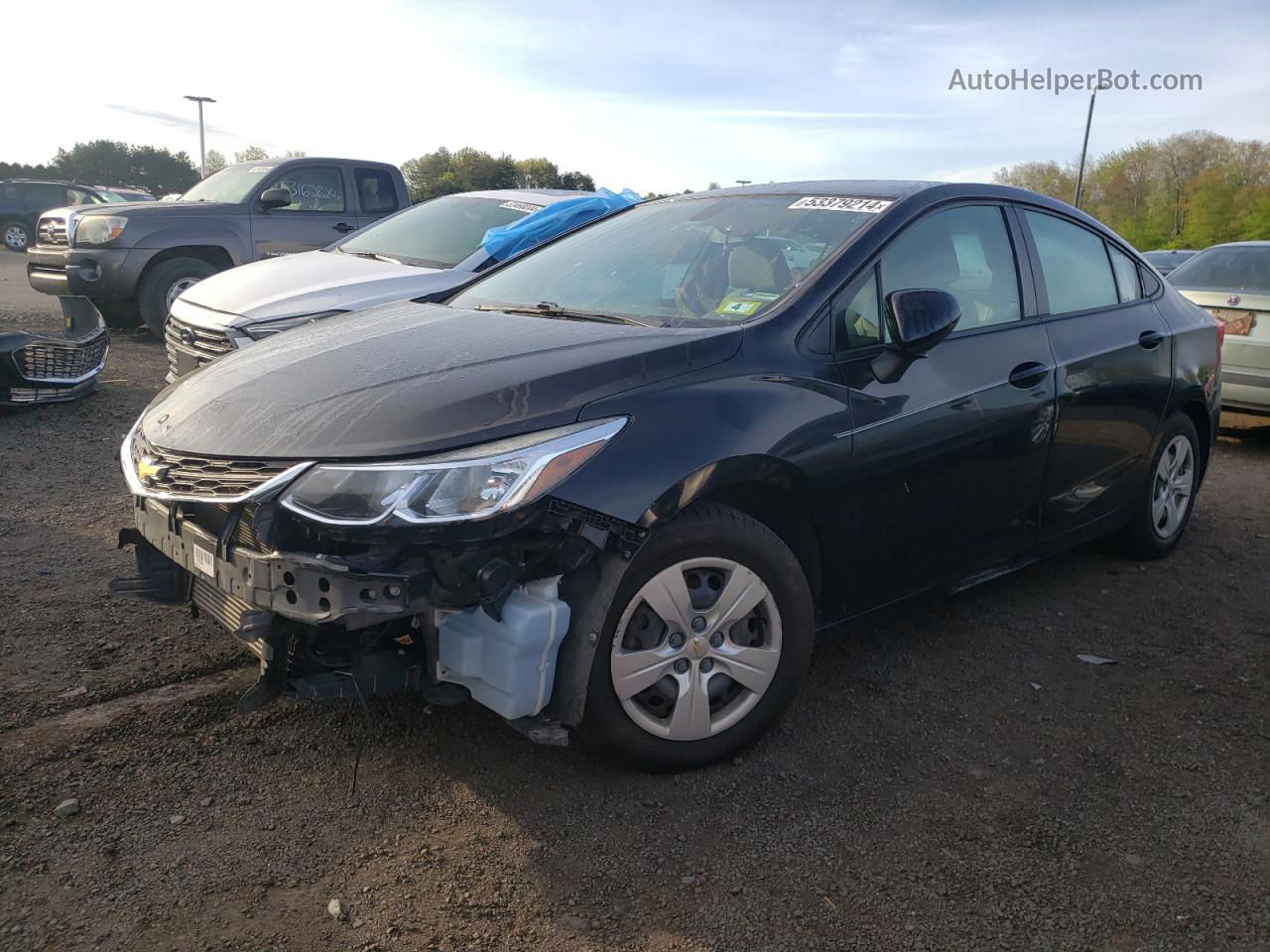 2018 Chevrolet Cruze Ls Black vin: 1G1BC5SM2J7225714