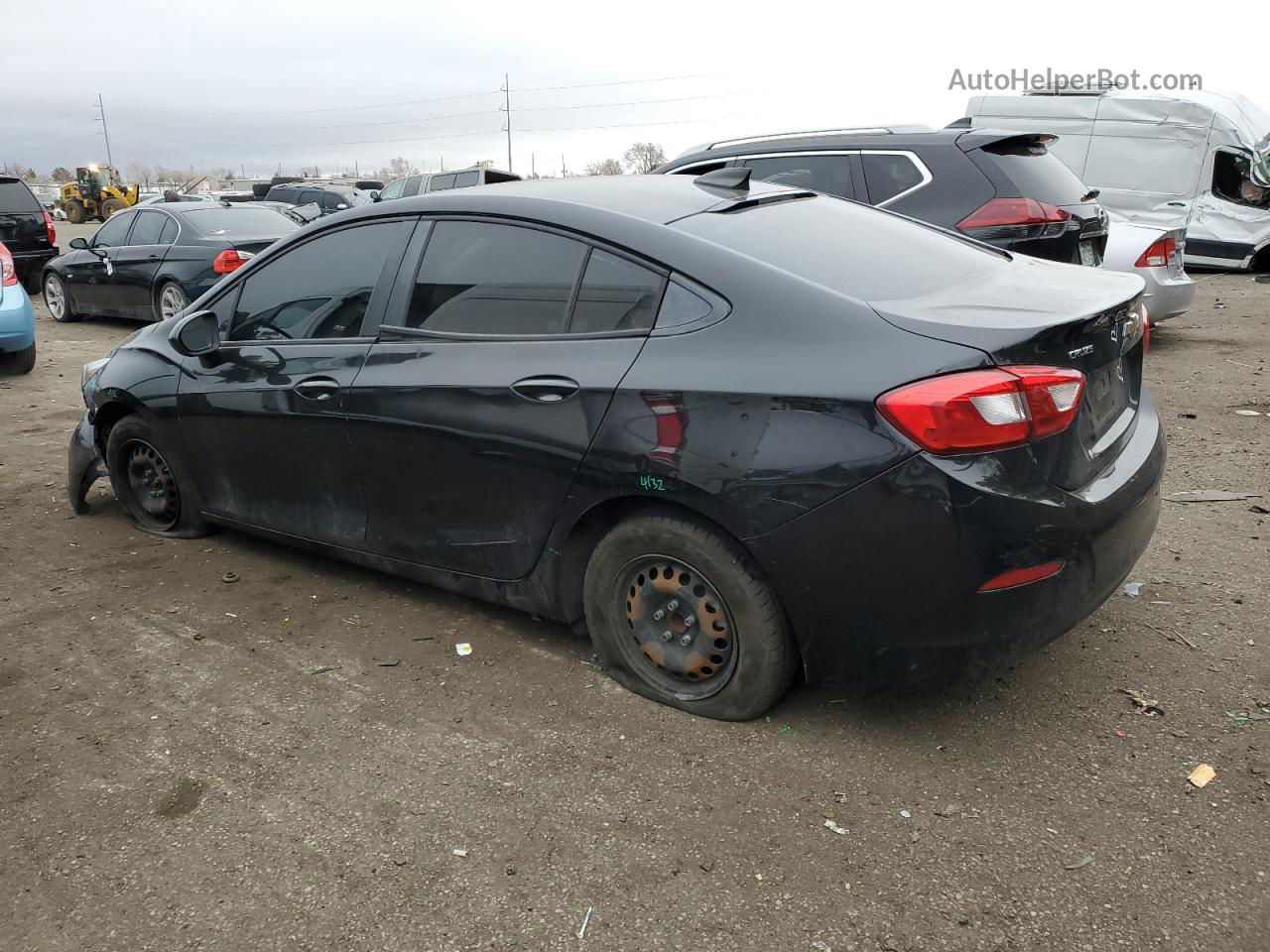 2018 Chevrolet Cruze Ls Black vin: 1G1BC5SM2J7236809