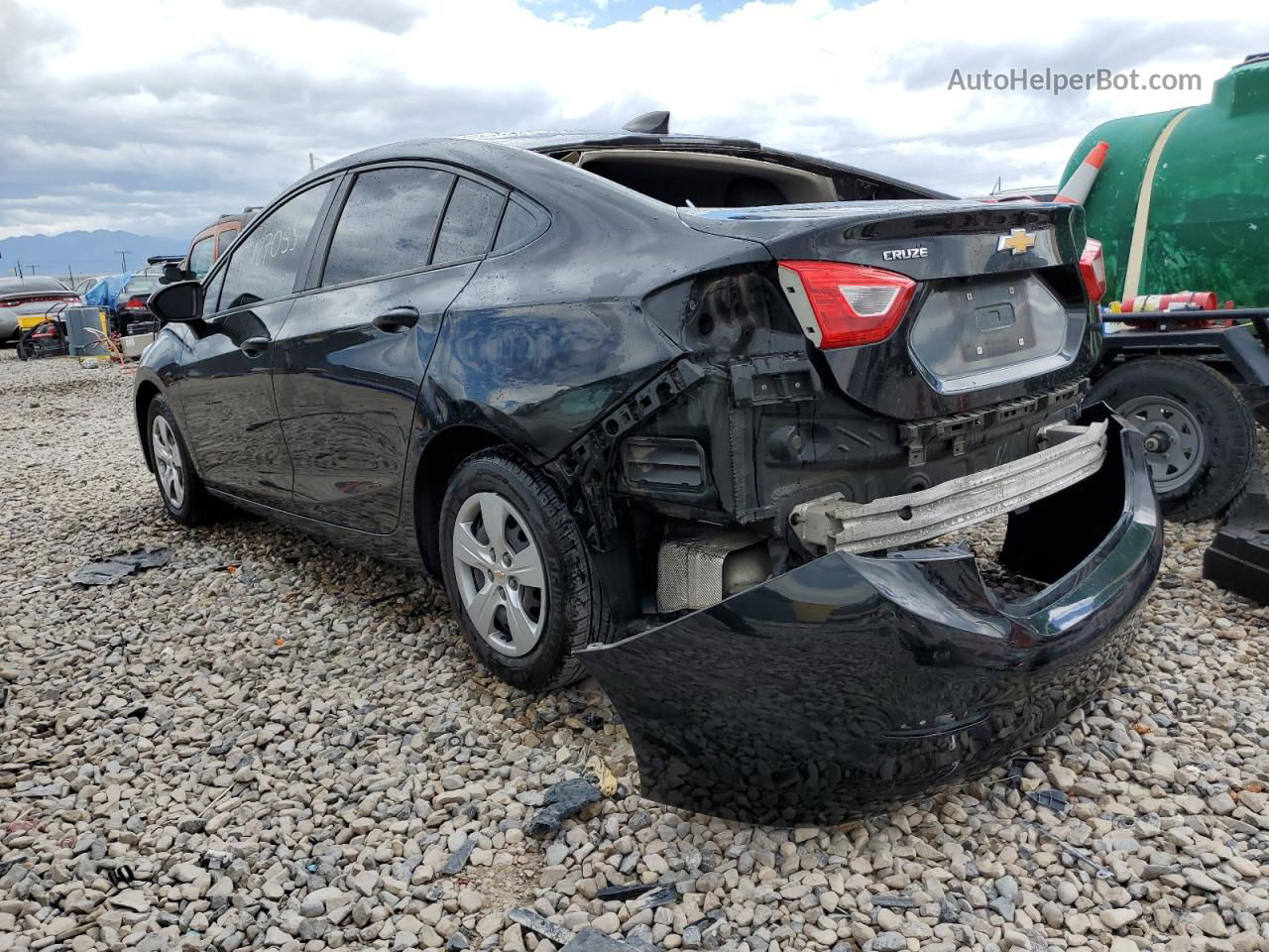 2017 Chevrolet Cruze Ls Black vin: 1G1BC5SM3H7113210