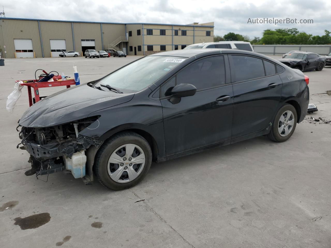 2017 Chevrolet Cruze Ls Black vin: 1G1BC5SM3H7251670