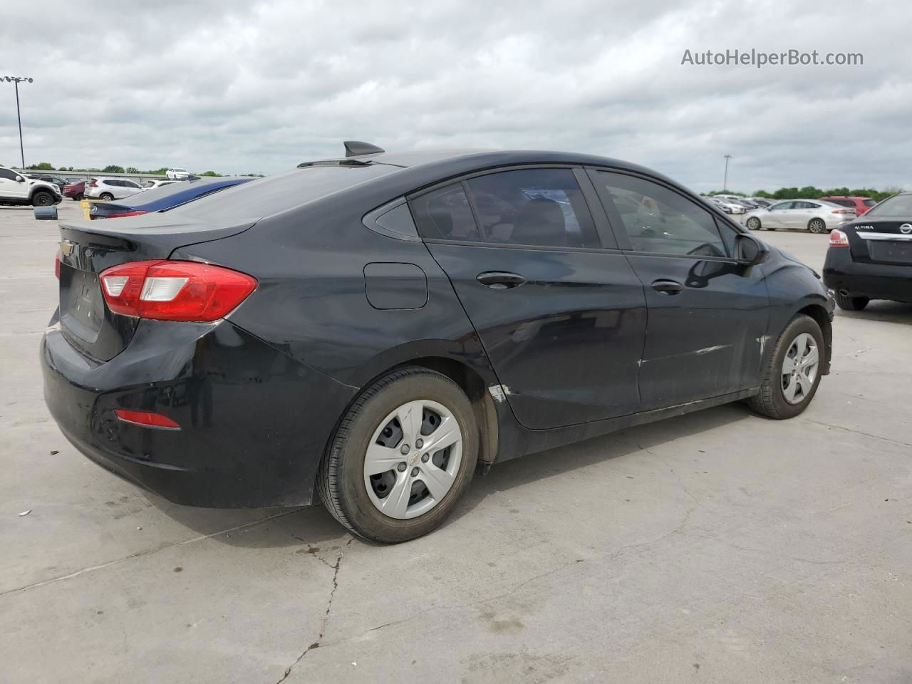 2017 Chevrolet Cruze Ls Black vin: 1G1BC5SM3H7251670