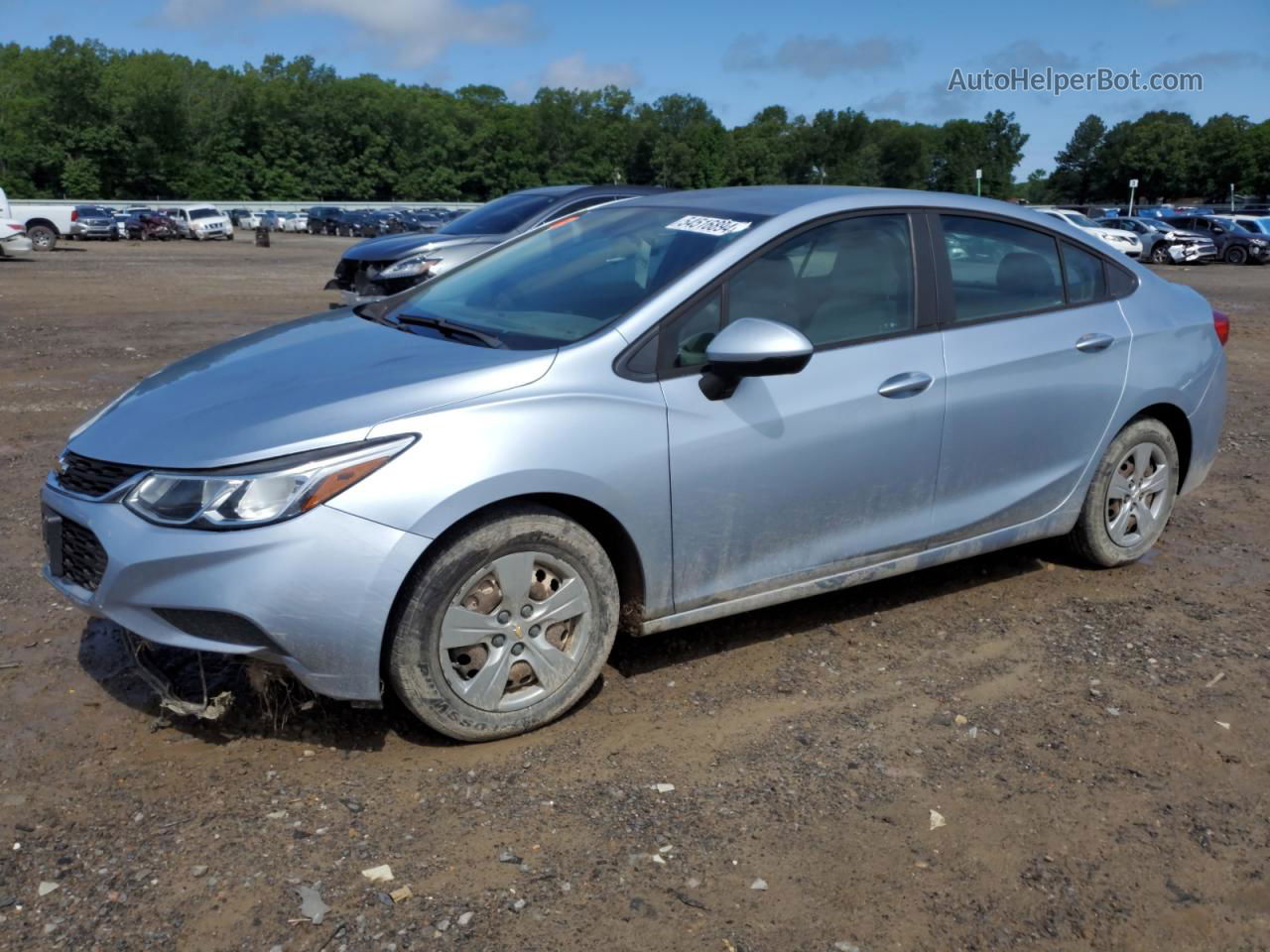 2017 Chevrolet Cruze Ls Blue vin: 1G1BC5SM3H7281736