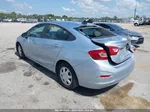 2018 Chevrolet Cruze Ls Auto Silver vin: 1G1BC5SM3J7122253