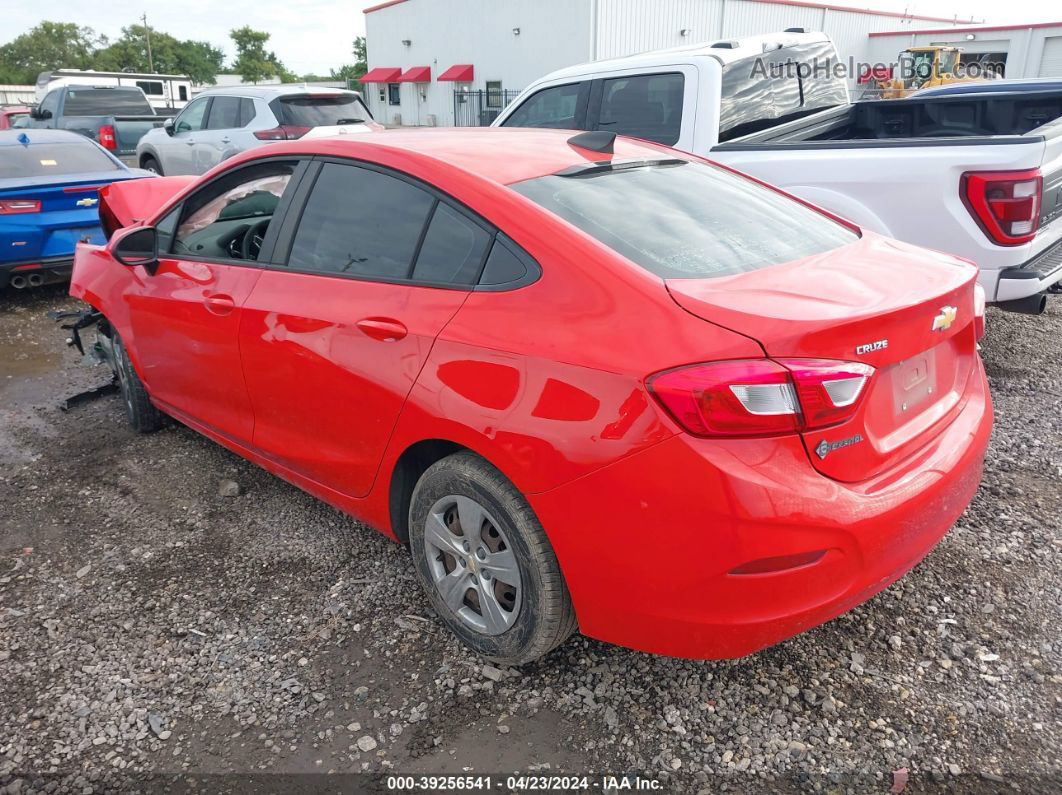 2018 Chevrolet Cruze Ls Auto Red vin: 1G1BC5SM3J7146214