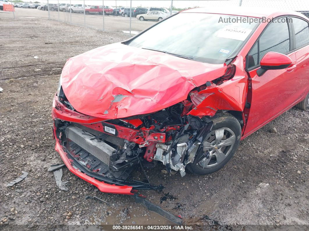 2018 Chevrolet Cruze Ls Auto Red vin: 1G1BC5SM3J7146214