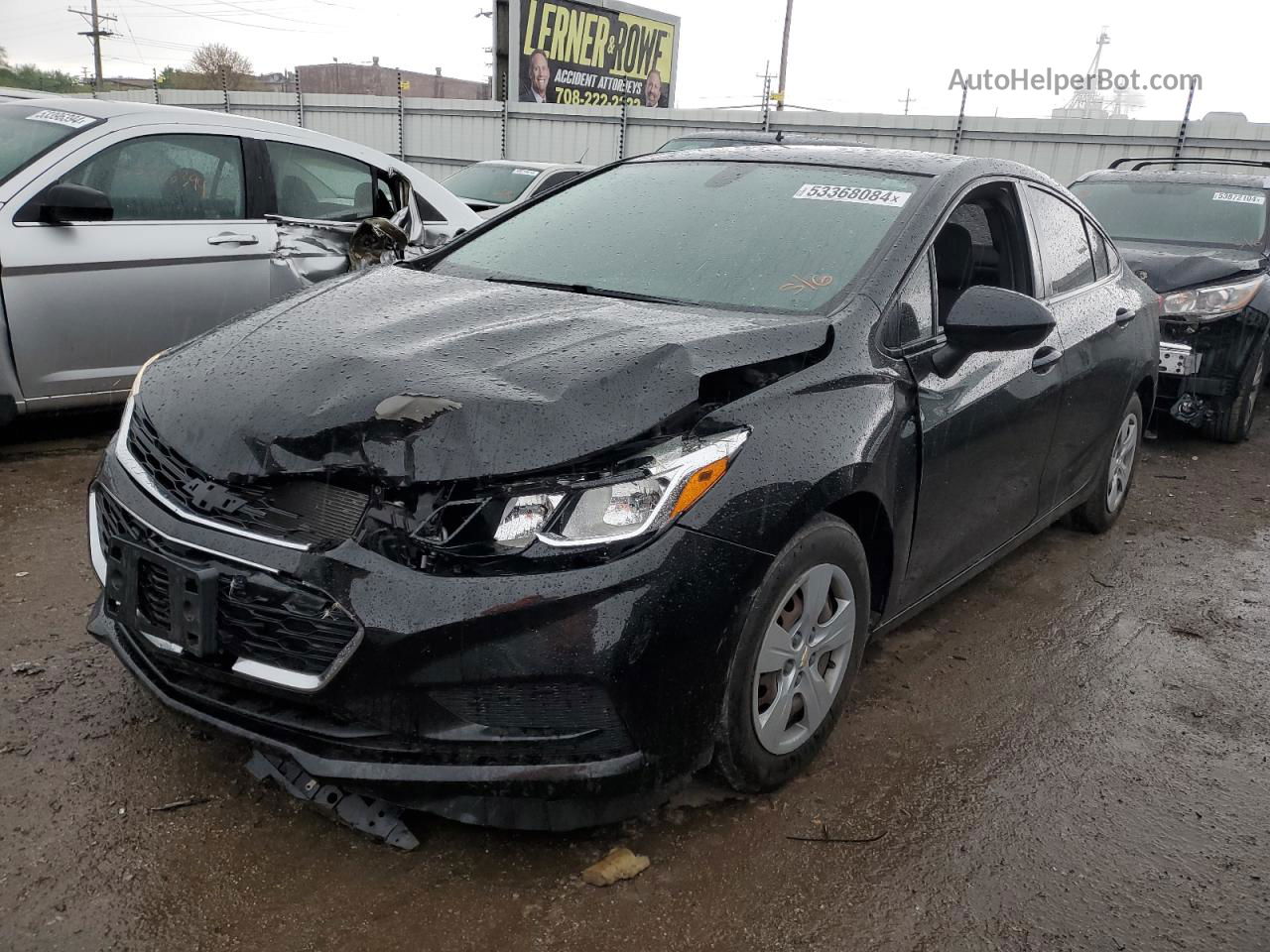 2018 Chevrolet Cruze Ls Black vin: 1G1BC5SM3J7152496