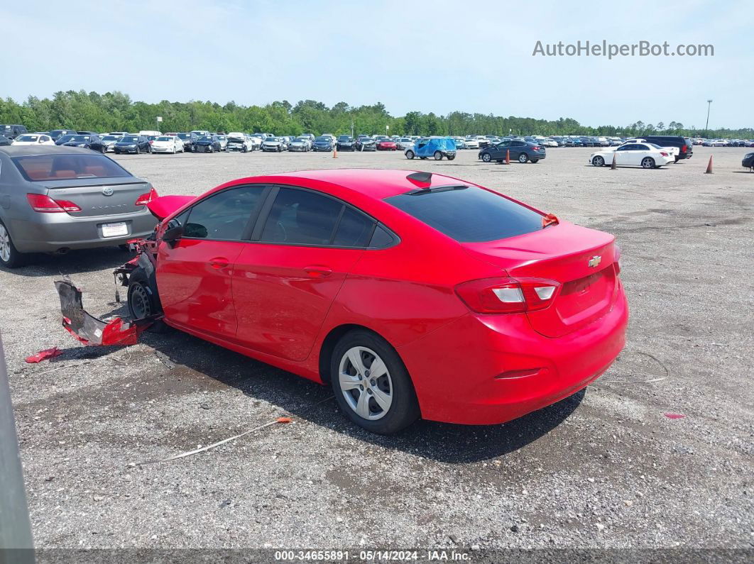 2018 Chevrolet Cruze Ls Auto Красный vin: 1G1BC5SM3J7160288