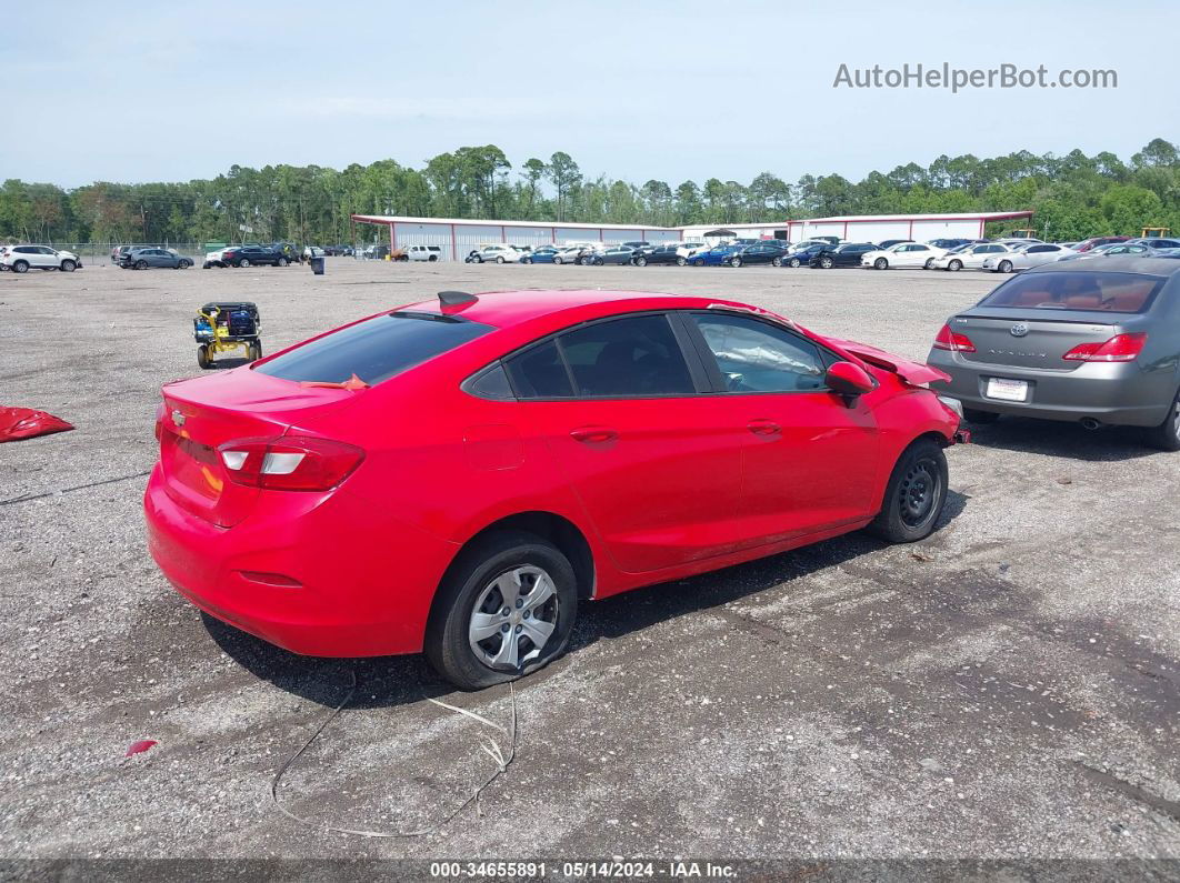 2018 Chevrolet Cruze Ls Auto Красный vin: 1G1BC5SM3J7160288