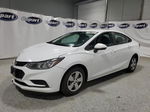 2018 Chevrolet Cruze Ls White vin: 1G1BC5SM3J7213023