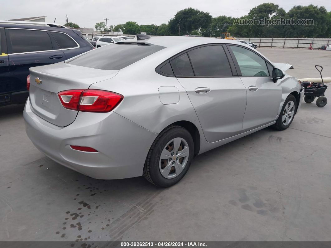 2018 Chevrolet Cruze Ls Auto Silver vin: 1G1BC5SM3J7221445