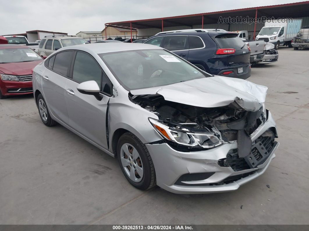 2018 Chevrolet Cruze Ls Auto Silver vin: 1G1BC5SM3J7221445